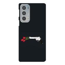 Чехлы (ART) Цветы на Motorola Edge 20 (VPrint) (Неожиданные цветы)