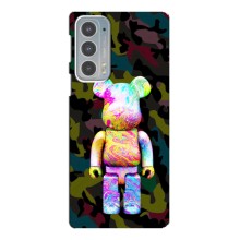 Чохли для Motorola Edge 20 - Bearbrick Louis Vuitton (PREMIUMPrint) (Яскравий Bearbrick)