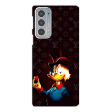 Чехли для Motorola Edge 20 - Скрудж МакДак Louis Vuitton (PREMIUMPrint) (Скрудж з ботліантом)