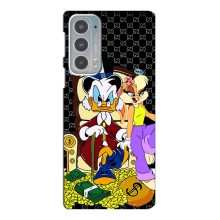 Чехли для Motorola Edge 20 - Скрудж МакДак Louis Vuitton (PREMIUMPrint) (Стильна Утка)