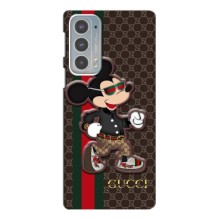 Чохли  GUCCI для Мото Едж 20 (AlphaPrint) – Маус Гуччі