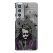Чехлы с картинкой Джокера на Motorola Edge 20 – Joker клоун