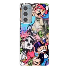 Чохли з крутими принтами для Motorola Edge 20 - (PREMIUMPrint) (Monopoly man)