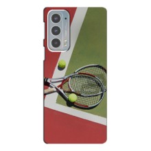 Чехлы с принтом Спортивная тематика для Motorola Edge 20 (Ракетки теннис)