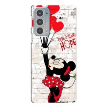 Чохол Disney Mouse Motorola Edge 20 (PREMIUMPrint) (Heart Minni)