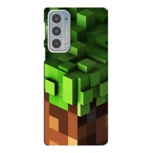 Чехол Майнкрафт на Motorola Edge 20 (AlphaPrint) Minecraft (текстура Майнкрафт)