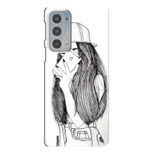 Чохол з друком для Motorola Edge 20 - (Мода) (AlphaPrint) (Фото дівчини)