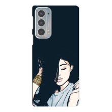 Чохол з друком для Motorola Edge 20 - (Мода) (AlphaPrint) (Гарна дівчина)