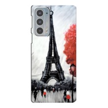 Чохол Ейфелева Вежа Motorola Edge 20 - (AlphaPrint) (Вежа в Парижі)