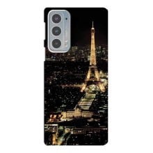 Чохол Ейфелева Вежа Motorola Edge 20 - (AlphaPrint) (Нічний Париж)