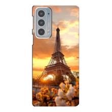 Чохол Ейфелева Вежа Motorola Edge 20 - (AlphaPrint) (Сонячня вежа)