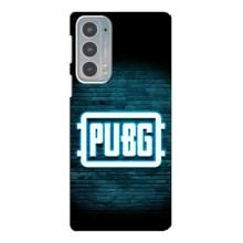 Чехол PUBG для Мото Ейдж 20 (AlphaPrint) – Лого PUBG