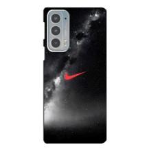 Чехол для Motorola Edge 20 - с принтом Найк (AlphaPrint) – Найк красный