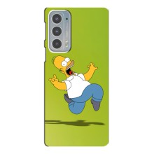 Чехол с Симпсонами для Motorola Edge 20 (VPrint) (Гомер Симпсон)