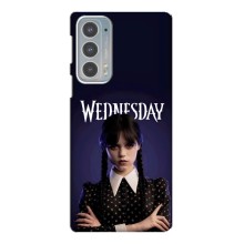 Чехлы Венсдей на Motorola Edge 20 Уэнсдей (AlphaPrint) (Wednesday)