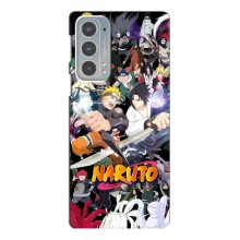 Купить Чехлы на телефон с принтом Anime для Мото Едж 20 – Наруто постер