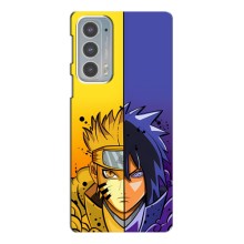 Купить Чохли на телефон з принтом Anime для Мото Едж 20 – Naruto Vs Sasuke