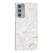 Мраморный чехол на Motorola Edge 20 (VPrint) (Белый мрамор)