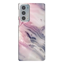 Мраморный чехол на Motorola Edge 20 (VPrint) (Пурпурный Мрамор)