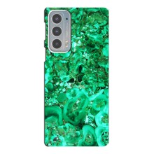 Мраморный чехол на Motorola Edge 20 (VPrint) (Салатный Мрамор)