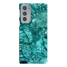 Мраморный чехол на Motorola Edge 20 (VPrint) (Зеленый мрамор)
