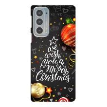 Рождественские Чехлы для Motorola Edge 20 (VPrint) (Елочка)