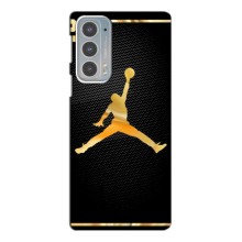 Силиконовый Чехол Nike Air Jordan на Мото Едж 20 (Джордан 23)