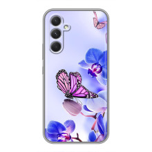 Чохли з квітами для Motorola Edge 30 Pro (VPrint) (Метелик на квітах)