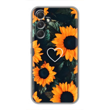Чехлы с картинкой Подсолнухов для рддрдд рlzч 30 pro – Сердечко в подсолнухах