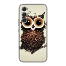 Чехлы с принтом СОВЫ для Motorola Edge 30 Pro – Сова с зерен кофе