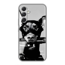 Чехол ДОБЕРМАН для Motorola Edge 30 Pro (Опасный доберман)