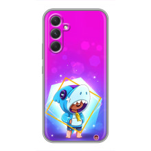 Чехол Бравл Старс для Motorola Edge 30 Pro – Леон в костюме Акулы