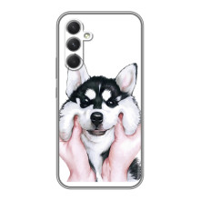 Бампер для Motorola Edge 30 Pro с картинкой "Песики" (Собака Хаски)