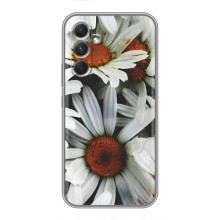 Чехол с ромашками на Motorola Edge 30 Pro