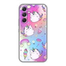 Чехол Unicorn на Motorola Edge 30 Pro – Радуга и Единорог