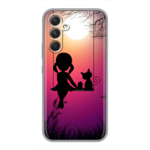 Девчачий Чехол для Motorola Edge 30 Pro – На качели