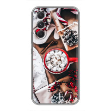 Різдвяні, Святкові Чохли для Motorola Єdge 30 Pro – Різдвяна атмосфера