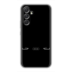 Силиконовый бампер с картинкой машины на Motorola Edge 30 Pro (Силует Audi)