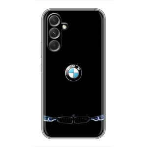 Силиконовый бампер с картинкой машины на Motorola Edge 30 Pro (Черный BMW)
