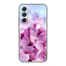 Силиконовый бампер с принтом (цветочки) на рддрдд рlzч 30 pro (Сиреневые цветы)