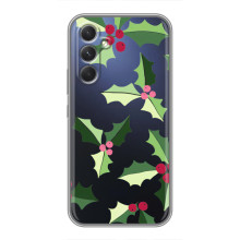 Зимні Чохли для Motorola Єdge 30 Pro - прозорий фон (Різдвяний фон)