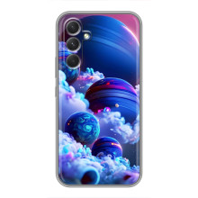 Чехлы КОСМОС для Motorola Edge 30 – Синие планеты