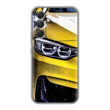 Чохли з Машинами на Motorola Еdge 30 (VPrint) – Жовта машина