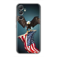 Чехол Флаг USA для Motorola Edge 30 – Орел и флаг