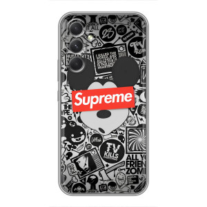 Чехол с Брендами одежды на МОТОРОЛА ЭДЖ 30 – Supreme Маус
