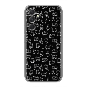 Чохол з принтом для Motorola Edge 30 (AlphaPrint) Модні коти