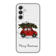 Різдвяні, Святкові Чохли для Motorola Еdge 30 (Авто з ялинкою)