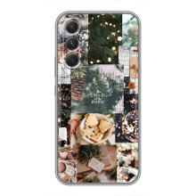 Різдвяні, Святкові Чохли для Motorola Еdge 30 (Різдвяний колаж)