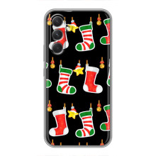Силиконовый бампер на рождество для Motorola Edge 30 (Рождественские подарки)