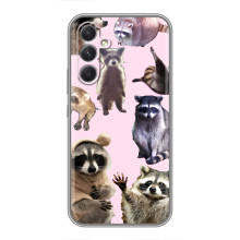 Силиконовый Чехол с Енотами на Motorola Edge 30 – Смешные Еноты